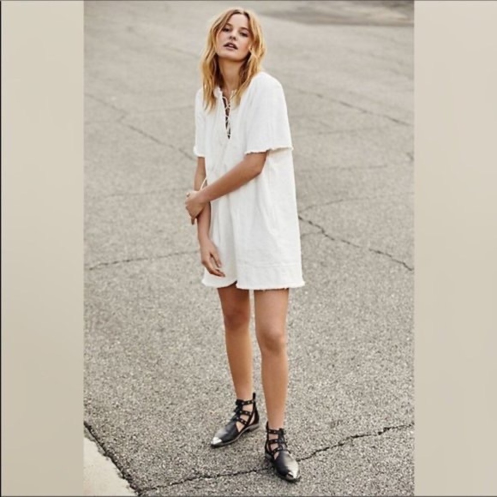 Free People Denim Mini Dress